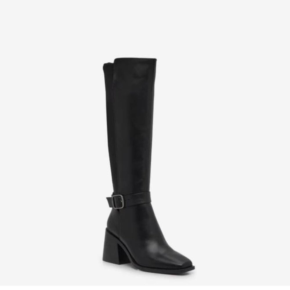 Tall black Vince Camuto-Soey Wide Calf Boot